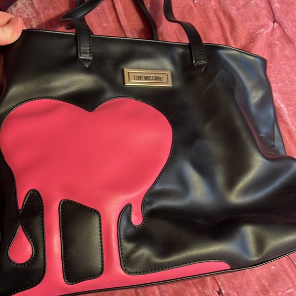 Love Moschino Pink drip heart tote - Picture 4 of 4